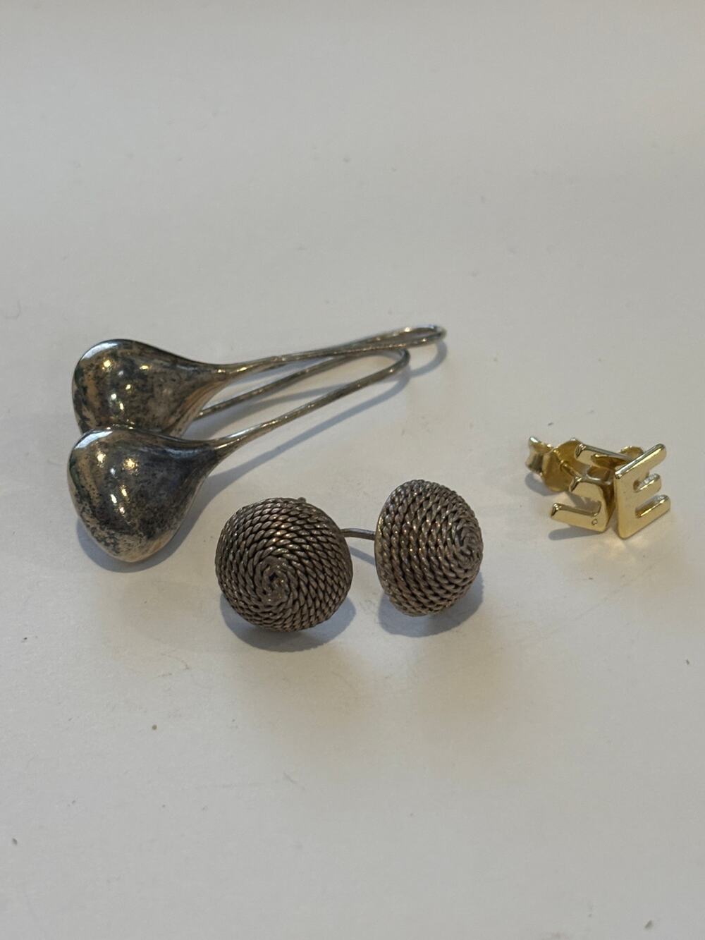 Sterling Silver Earrings Lot of 3